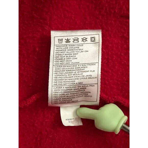 Nike Hoodie Pullover Sweatshirt Youth Small 4-6 Red Swoosh Logo Fleece Lined - Picture 6 of 10